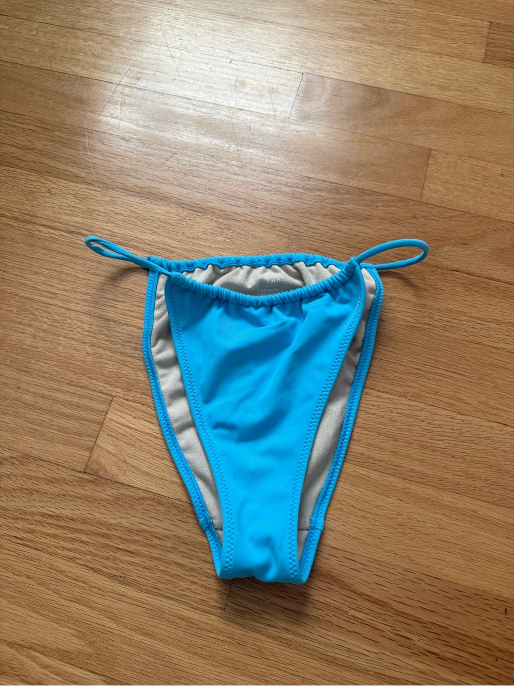blue bikini bottoms